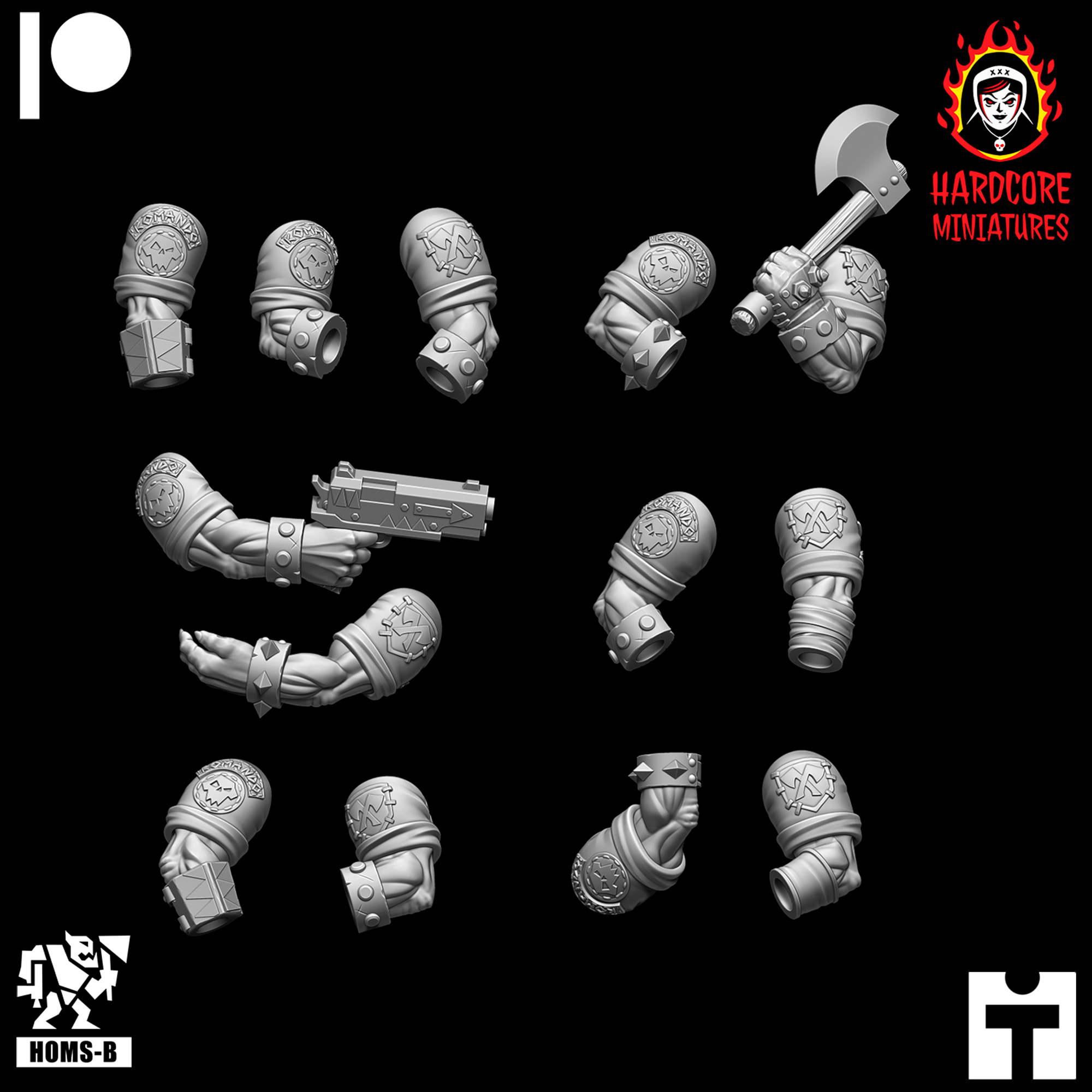 Orc Boyz Short Sleeve Arms for CCW